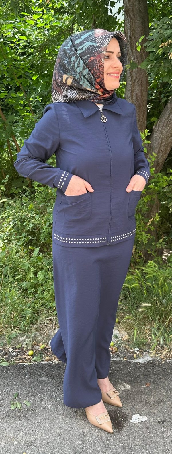 Modal Tensel Etekli İkili Takım - Görsel 5