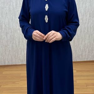 Taş Detaylı Lacivert Tunik
