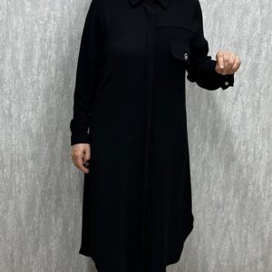 Siyah Krep Tunik