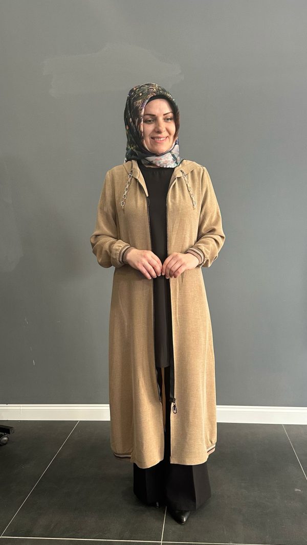 camel renk giy çık kap - Görsel 2