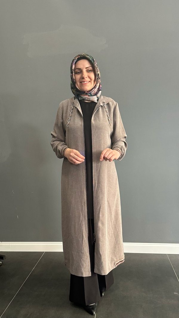 kahve rengi giy çık kap - Görsel 2