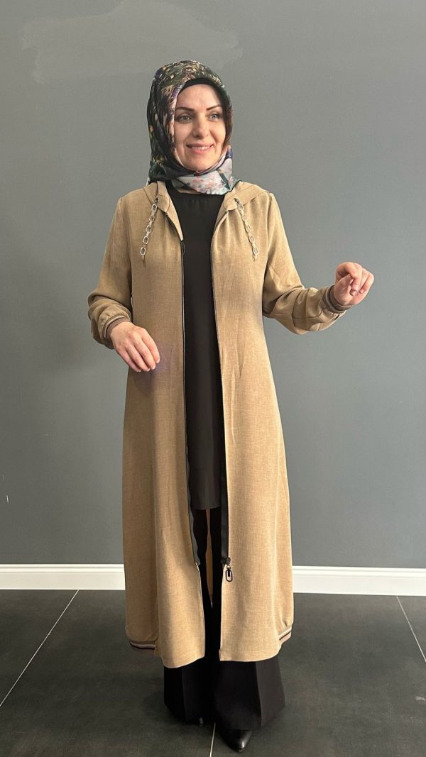 camel renk giy çık kap - Görsel 6