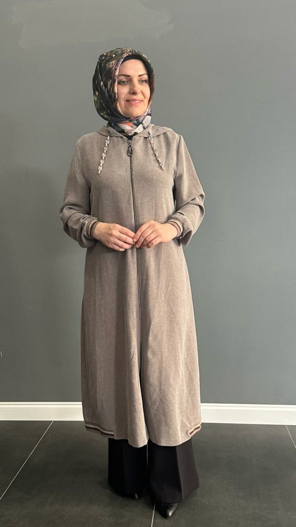kahve rengi giy çık kap - Görsel 4