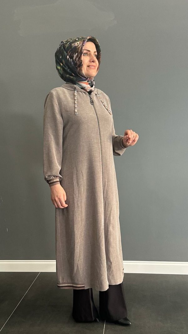 kahve rengi giy çık kap - Görsel 6