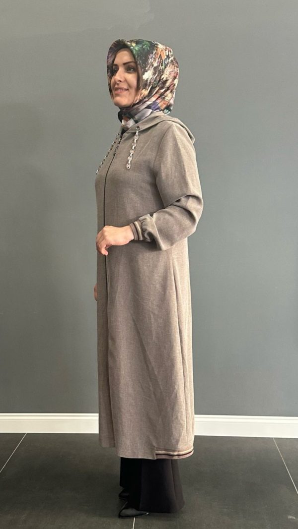 kahve rengi giy çık kap - Görsel 7
