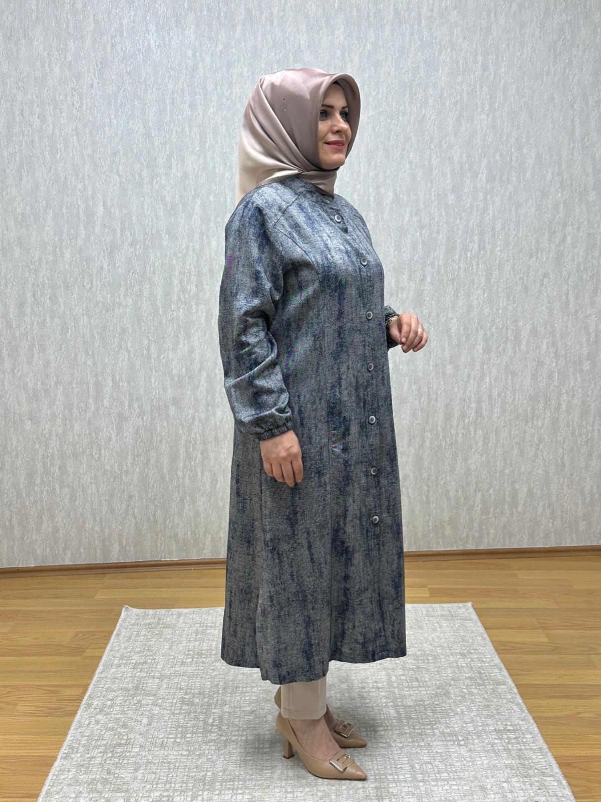 gri belmando tunik - Görsel 2