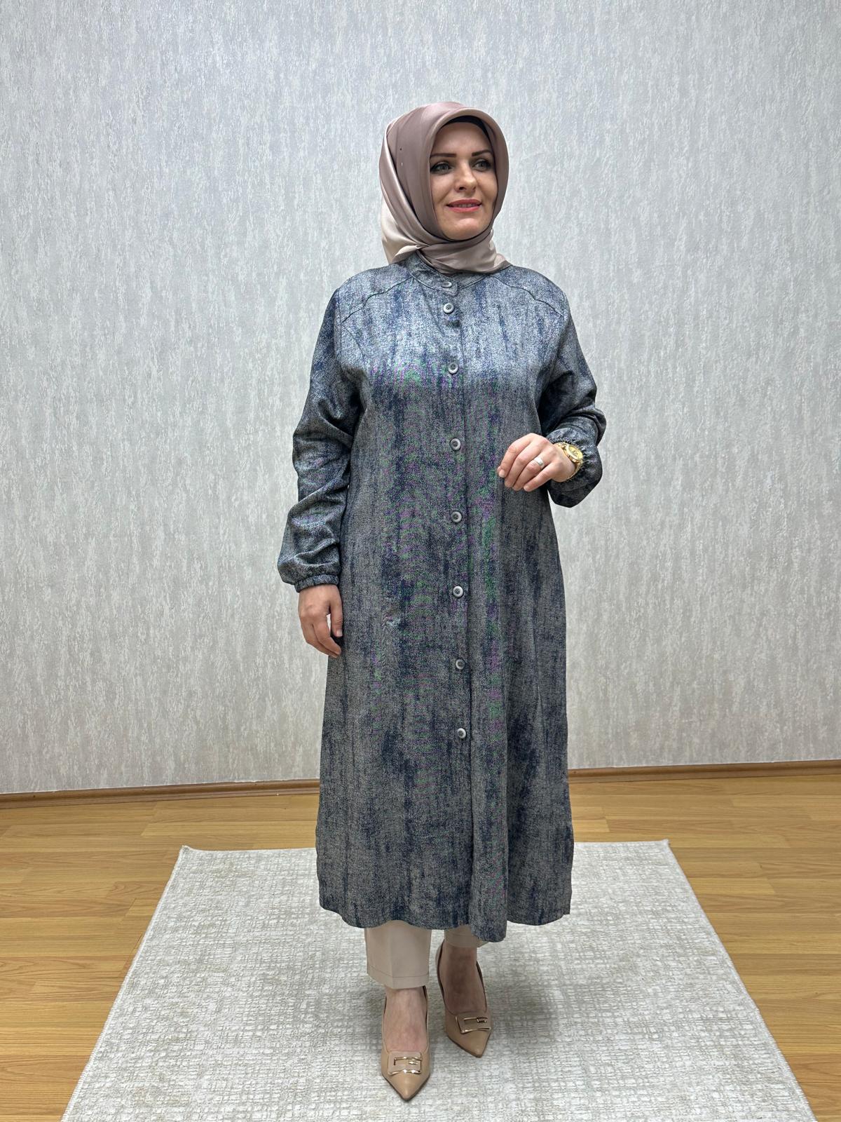 gri belmando tunik - Görsel 3