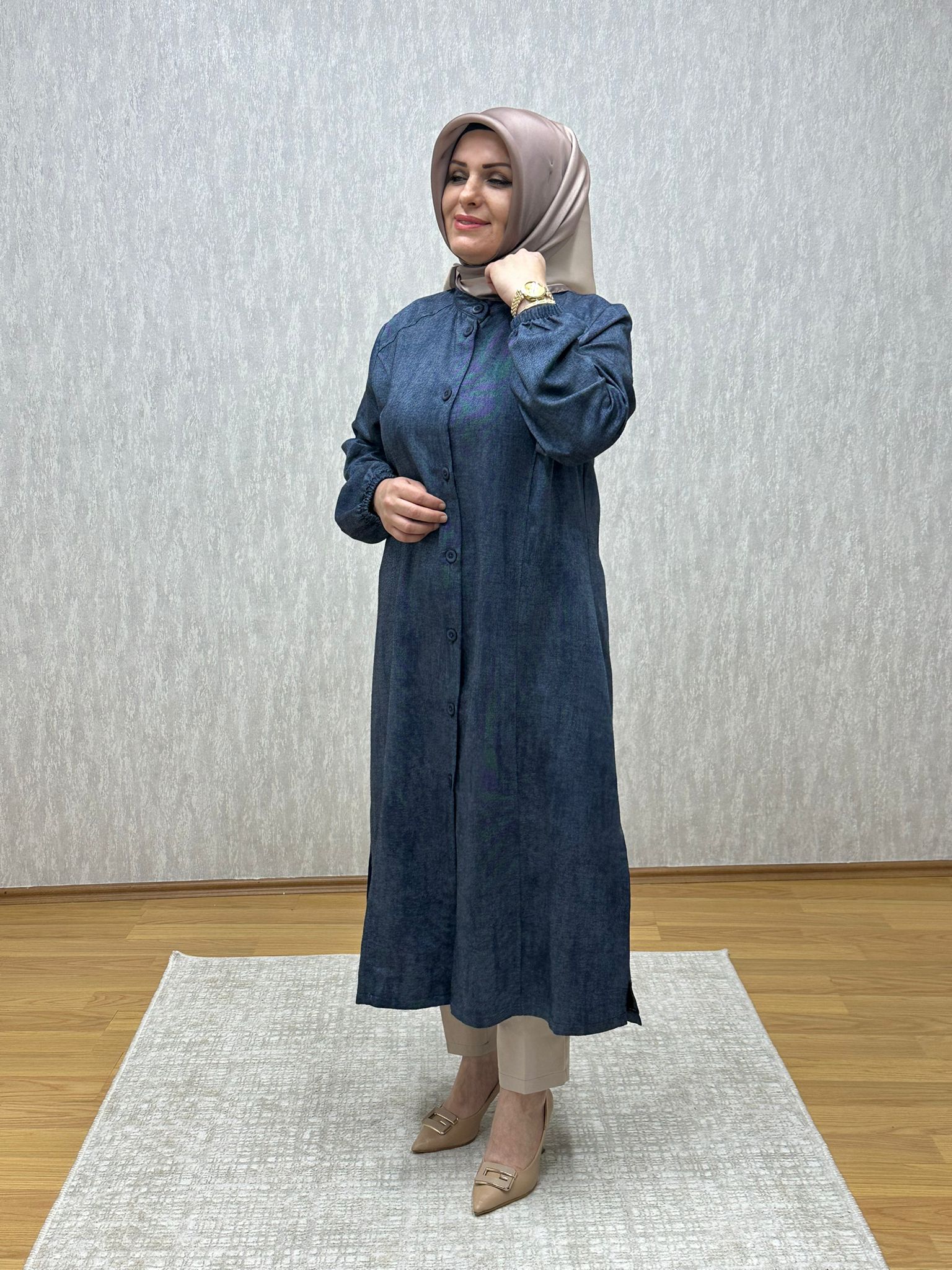 indigo belmando tunik - Görsel 4