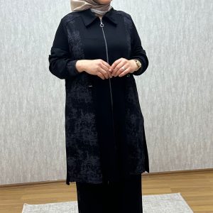 siyah fermuarlı oysho takım