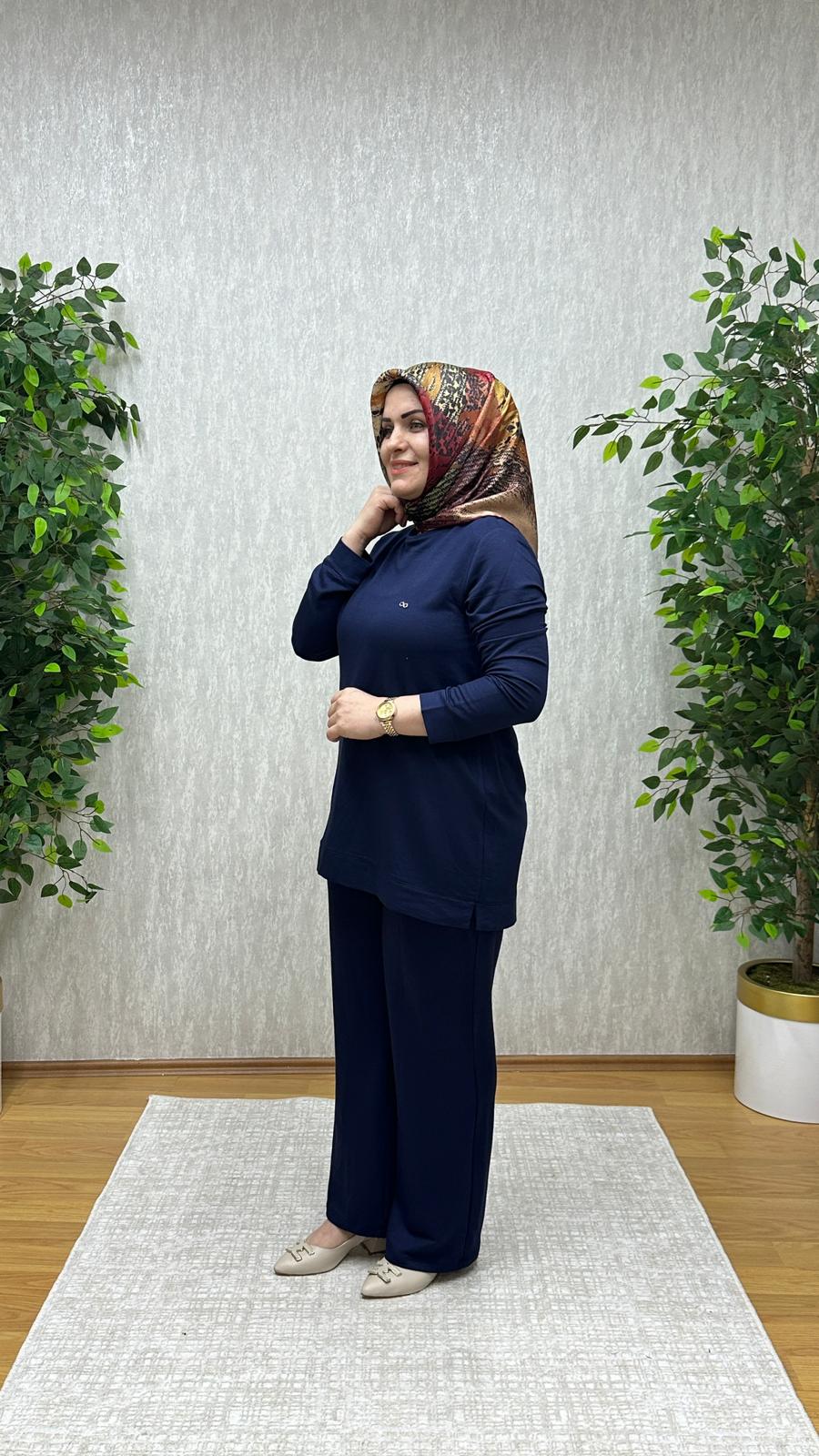 kristal lacivert takım - Görsel 2