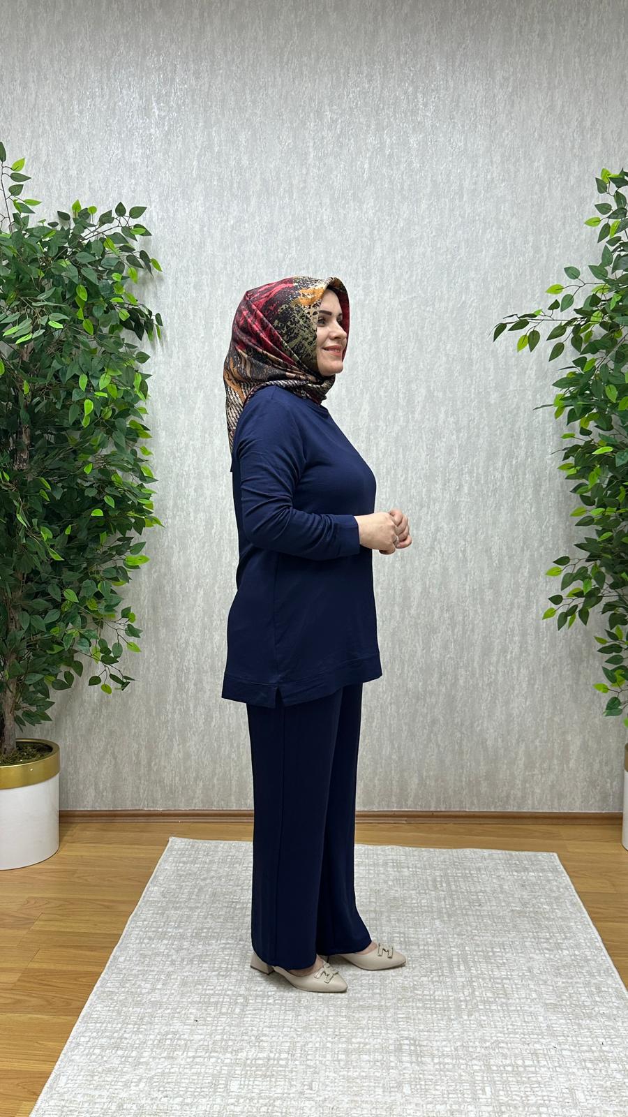 kristal lacivert takım - Görsel 3